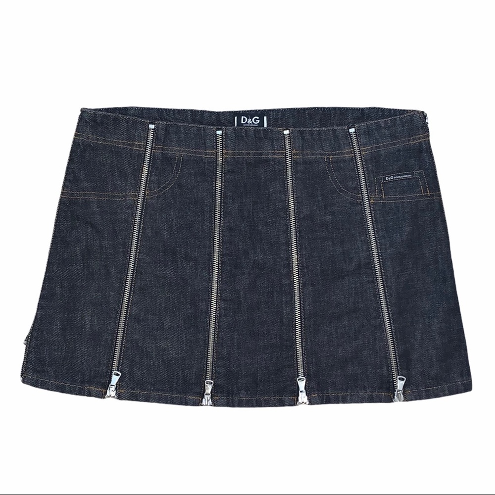 SS03 dolce & gabbana zip skirt